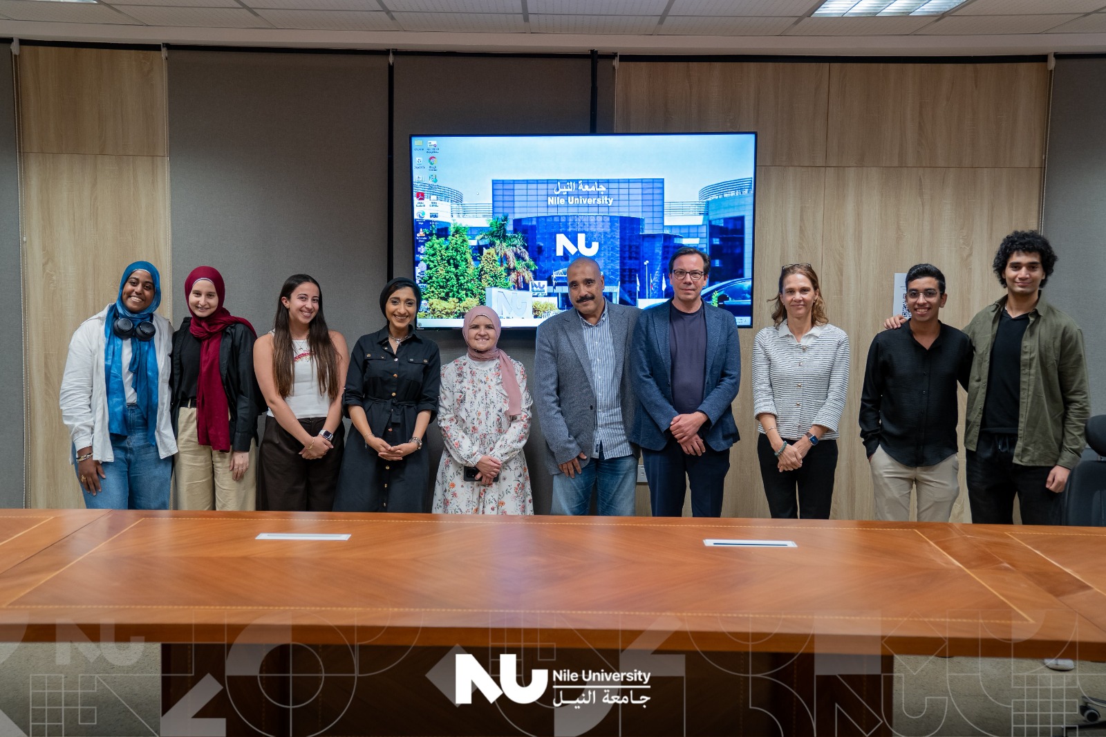 Philipps University Marburg Delegation Visits the School of Biotechnology at Nile University