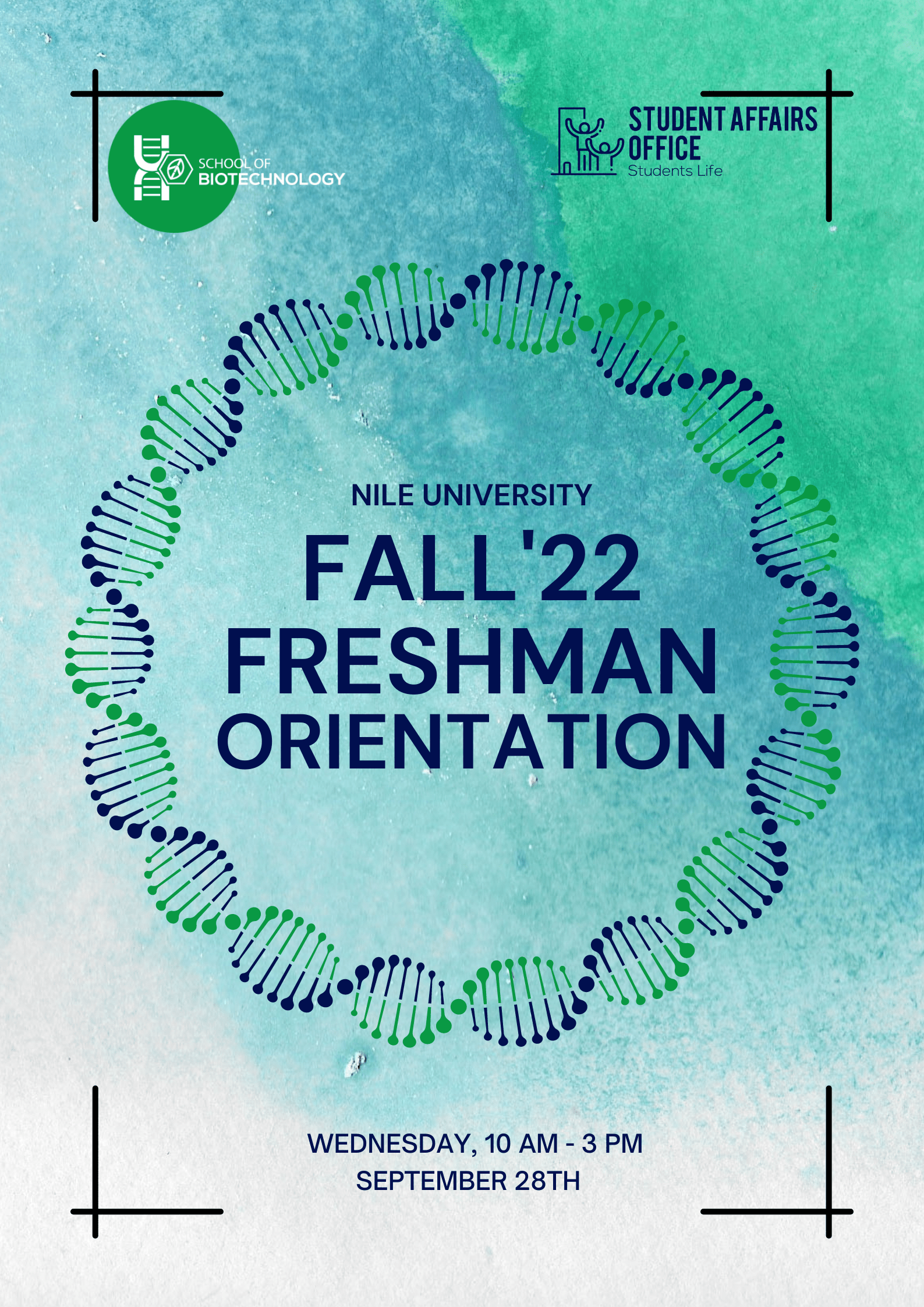 Fall '22 NU Biotechnology School Freshman Orientation